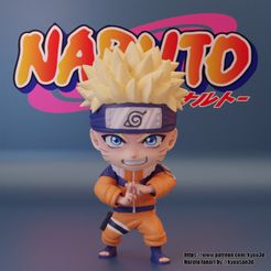 Render_1.jpg STL-Datei Uzumaki Naruto・3D-Druckvorlage zum Herunterladen