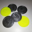 Printing.jpg STL file VBuck Euro Fortnite coin・3D printable model to download, ludovic_gauthier
