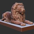 00000ZBrush-Document.jpg Sitting Lion - Statue