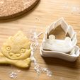 IMG_4728.jpg Cookie cutters, petit beurre, shortbread, and cookies inspired by "Calcifer" from Miyazaki's "Howl's Moving Castle" - Studio Ghibli