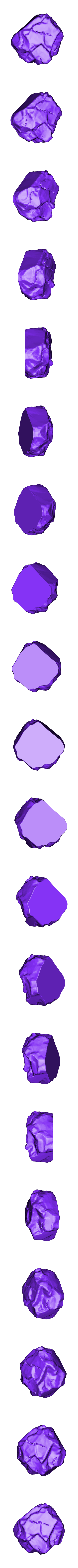 Gloomhaven_Boulder_1Hex_6.stl Massi per Gloomhaven - Scolpiti (1, 2, 3 Hex)