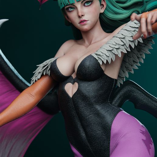 👾 Morrigan - Darkstalkers - Fullsize・Arquivo 3D para Impressão