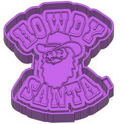 ink.png Howdy Santa Freshie STL-Formgehäuse