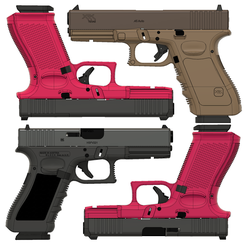 X16-Glocks-Gen-3-and-5-Lateral.png XRK X-16 cartridge (.45 AUTO)