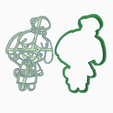 WAEWARR.png STL file ISABELLE 3 - COOKIE CUTTER / ANIMAL CROSSING・3D print object to download