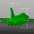Screenshot-280.png F-16 Fighting Falcon Multi-Role Fighter Jet - Stylized 3D Print Model