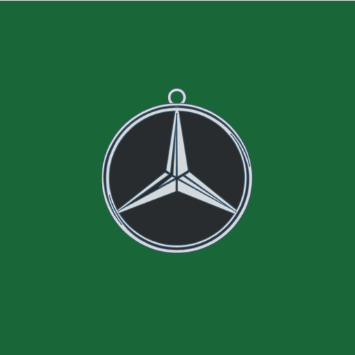 llavero mercedes benz 3D model
