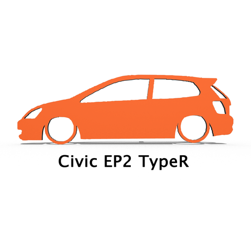 Civic EP2 Type R Silhouette