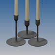 2023-02-03_09h28_26.png 3D model candle holder for diameter 20