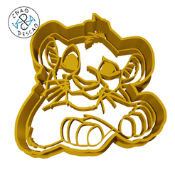 Lion-King-Simba-Half-Body-5cm-2pc.png Simba - The Lion King - Cookie Cutter - Fondant - Polymer Clay