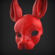 цвет.67.jpg 3d Mask model for bjd doll / 3d printing / 3d doll / bjd / hare mask / articulated dolls / file