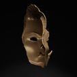 5.png Warrior - Knight Face Mask 3D print model
