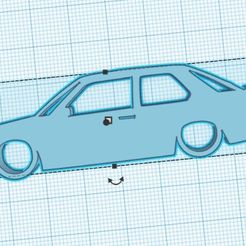 Web-capture_16-9-2023_135420_www.tinkercad.com.jpeg Archivo STL Llavero Peugeot 309 3-Puertas GTi-16 Silhouette・Diseño de impresora 3D para descargar