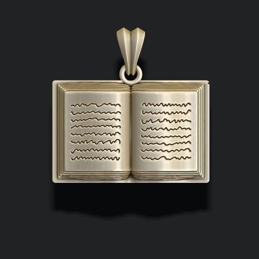 5467863.jpg Book pendant 3D print model