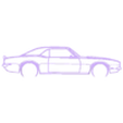camaro ss 1968.stl Wall Silhouette: Chevrolet Set