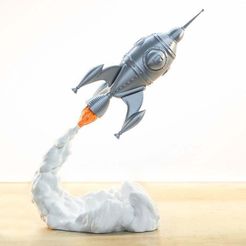 gcreate_rocket171212.jpg Free STL file gCreate Official Rocket Ship・Object to download and to 3D print