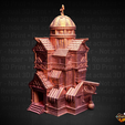 22_CatFolk_Render.png Cat Folk Dice Tower - SUPPORT FREE!