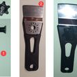 foto02.jpg Griffe für Oszillierende Werkzeugaufnahme - Abstreifer und Schleifaufsatz