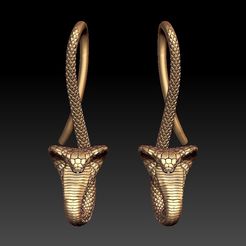 435345345.jpg STL file earrings cobra・3D printable model to download, ExplorerPaydi