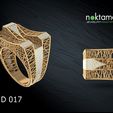 RFZ-MD017.jpg STL file Men-Ring・3D printing model to download