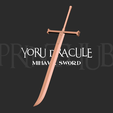 1.png Yoru Dracule Mihawk Sword 3d print model