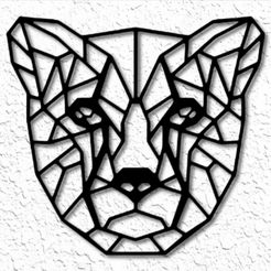 Screenshot_20230323-155845_Mercari.jpg STL file geometric bear wall art bear face wall decor・3D printing design to download
