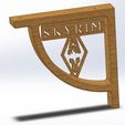 Equerre-Skyrim-DR.jpg SLAVE BRACKET / shelf bracket Skyrim The Elder Scroll V