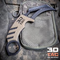3DTAC_Covers_RPX.jpg Fichier STL 3DTAC / RPX Karambit (deux modèles inclus)・Design pour impression 3D à télécharger