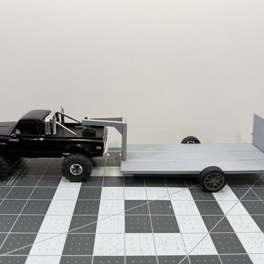 Gooseneck Trailer w/ 5th Wheel for Axial SCX30