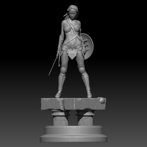 3D Printed PANGOO Llavero Wonder Woman 