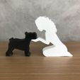WhatsApp-Image-2023-01-07-at-13.46.52-1.jpeg Girl and her Schnauzer (wavy hair) for 3D printer or laser cut