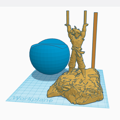 STL file Base for echo dot 3 GOKU GENKIDAMA. 🏠・3D print design to  download・Cults