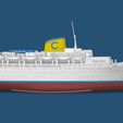e.jpg CARLA C. Costa Line cruise ship print-ready model