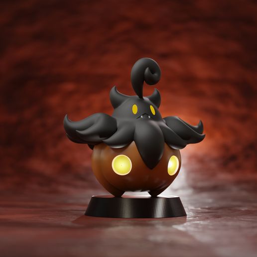 PUMPKABOO - 3D printable Halloween Pokemon!