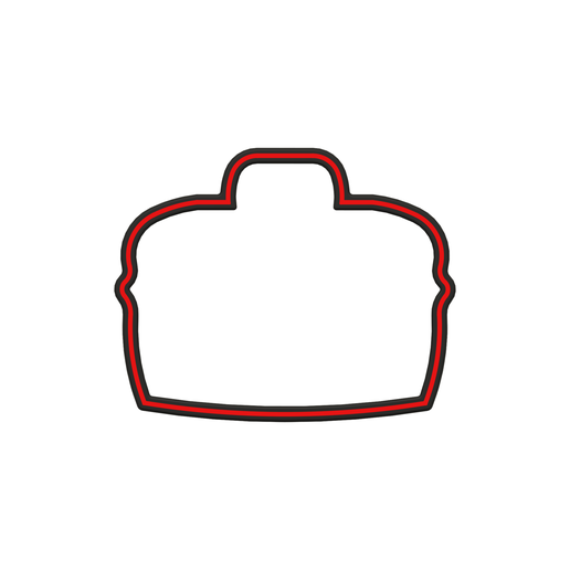 Tackle Box Cookie Cutter STL File - 4 inches