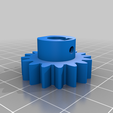 MiniDrill8_gear.png Free 3D file Mini Drill Press for PCB - M8 rod version・3D printing design to download