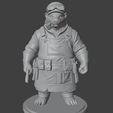 front_gray.jpg Dieselpunk Master "Tratyl" – Anthropomorphic Badger Mechanic