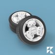 rilakkuma_3.jpg Modern wheels - Kawaii Rilakkuma - wheel set for model cars and diecast