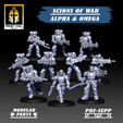 SCIONS OF WAR ALPHA & OMEGA x “NY PRE-SUPP MODULAR # PARTS & Scions of war: Alpha & Omega