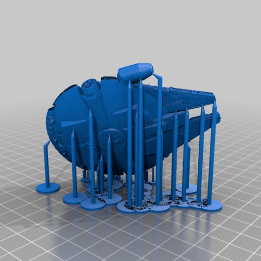 Print.png Star Wars Millennium Falcon for SLA print