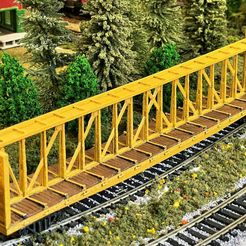 1bb63640-b5e2-4c25-8969-2e8f4c6b9727.JPG Free 3D file 73ft Centerbeam Train Car HO Scale・3D printable model to download