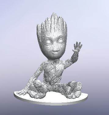 FICHA GROOT - 3D model önizlemesi