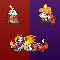 How-to-Evolve-Fuecoco-into-Crocalor-Skeledirge-in-Pokemon-Scarlet-Violet.jpg Файл STL Fuecoco, Crocalor & Skeledirge Pack - Pkm Violet & Scarlet・Идея 3D-печати для скачивания
