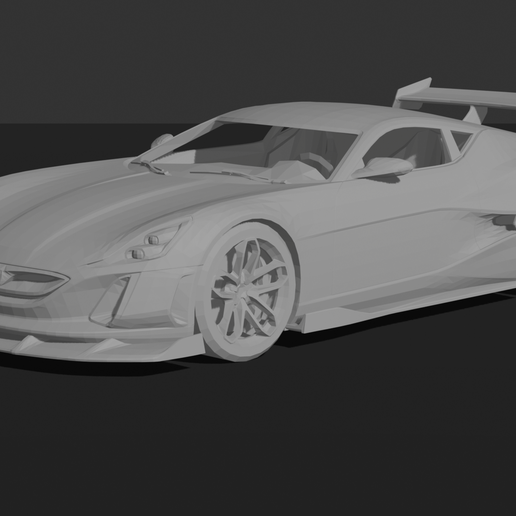 Rimac Concept S 2016 STL 3D Print Model