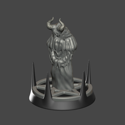 3B82C382-2076-4F0F-985B-5B3A3169A589.png Free STL file servant devil statue art・3D printer design to download