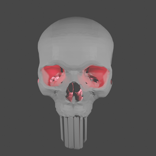 Punisher Skull 3D model