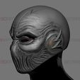 18.jpg Zoom Flash Mask - Hunter Zolomon Cosplay - DC Comics 3D print model