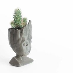 _DSC4664.jpg STL-Datei Baby groot head planter kostenlos・3D-Druck-Modell zum herunterladen