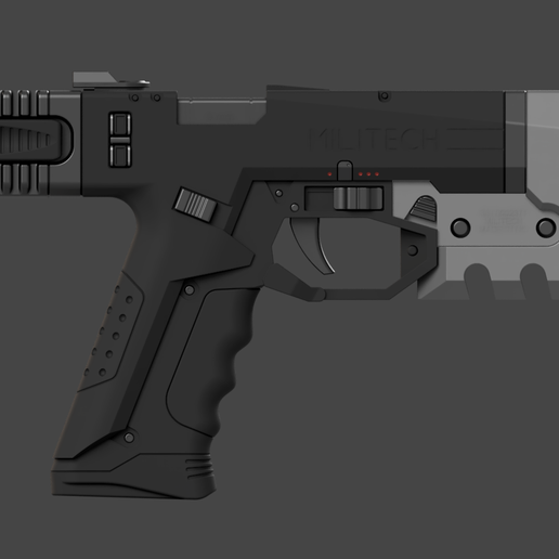 CYBERPUNK 2077 MILITECH VINDICATOR 9mm 3D model