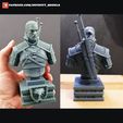 Witcher_render6.jpg Witcher Geralt Bust